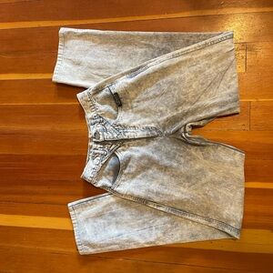 Vintage Gray Acid Wash Roughrider jeans